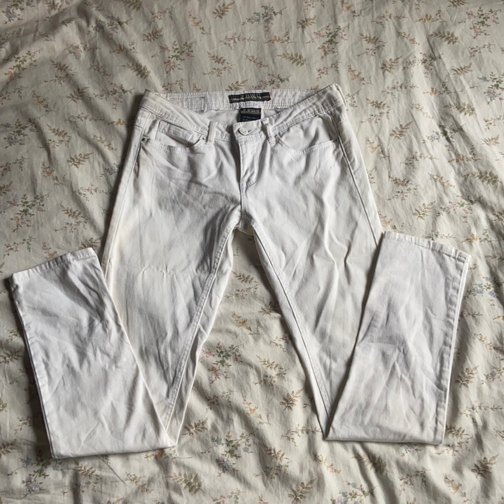 2 BWU jeans company size 3 white skinny jeans in great condition never worn